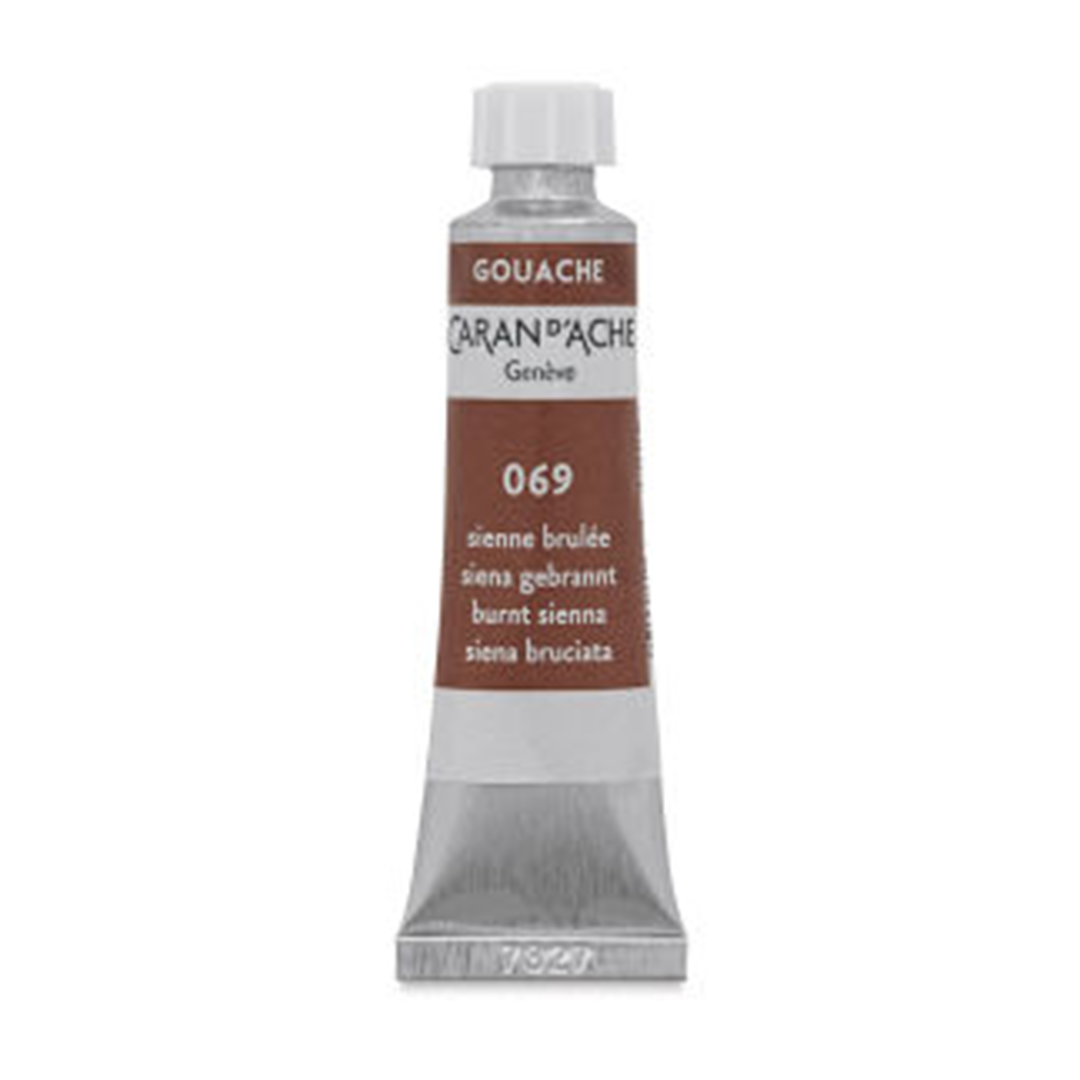 Caran D' Ache Gouache 069 Burnt Sienna 10ml