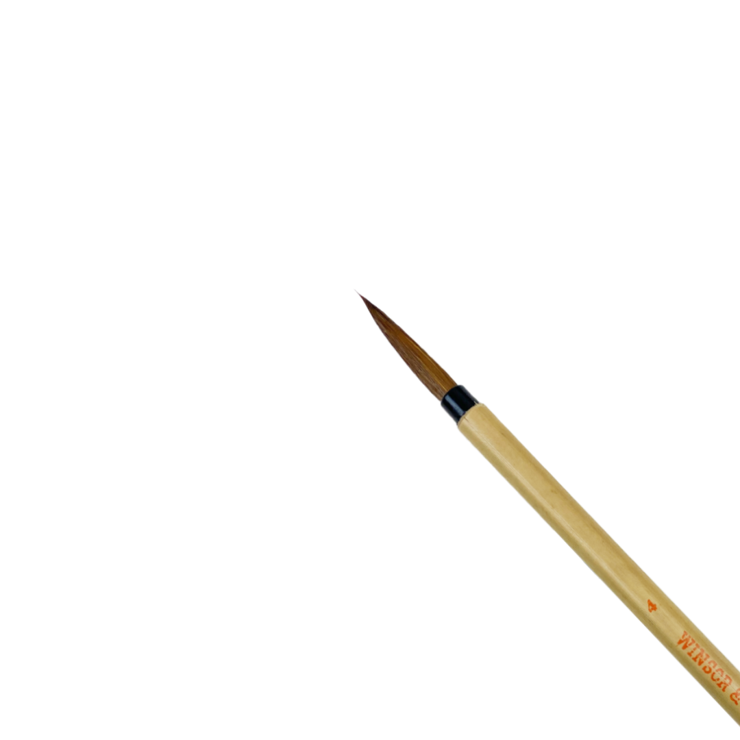 Winsor & Newton Bamboo Brush - Round Size 4