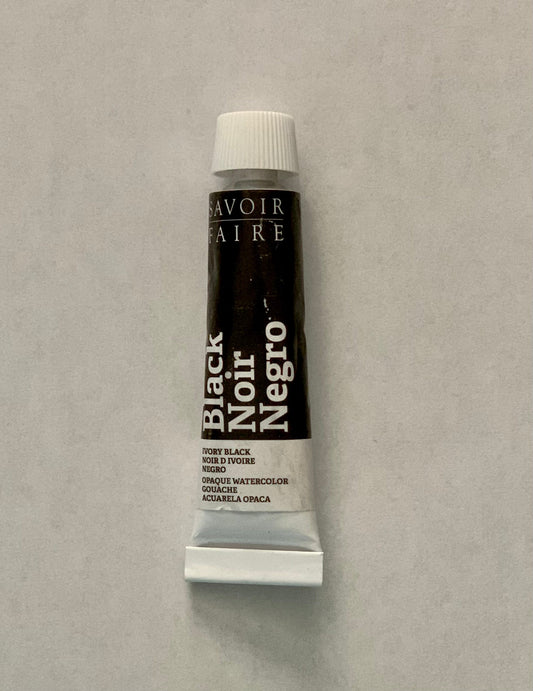 Savoir Faire Opaque Watercolor Gouache--Black
