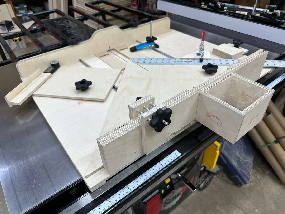 FLAGSHIP TABLE SAW SLED PLANS - Full Size