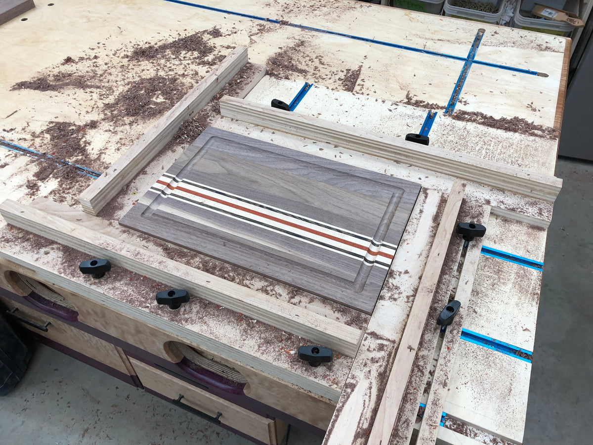 3D Plans for Cutting Board Juice Groove Jig