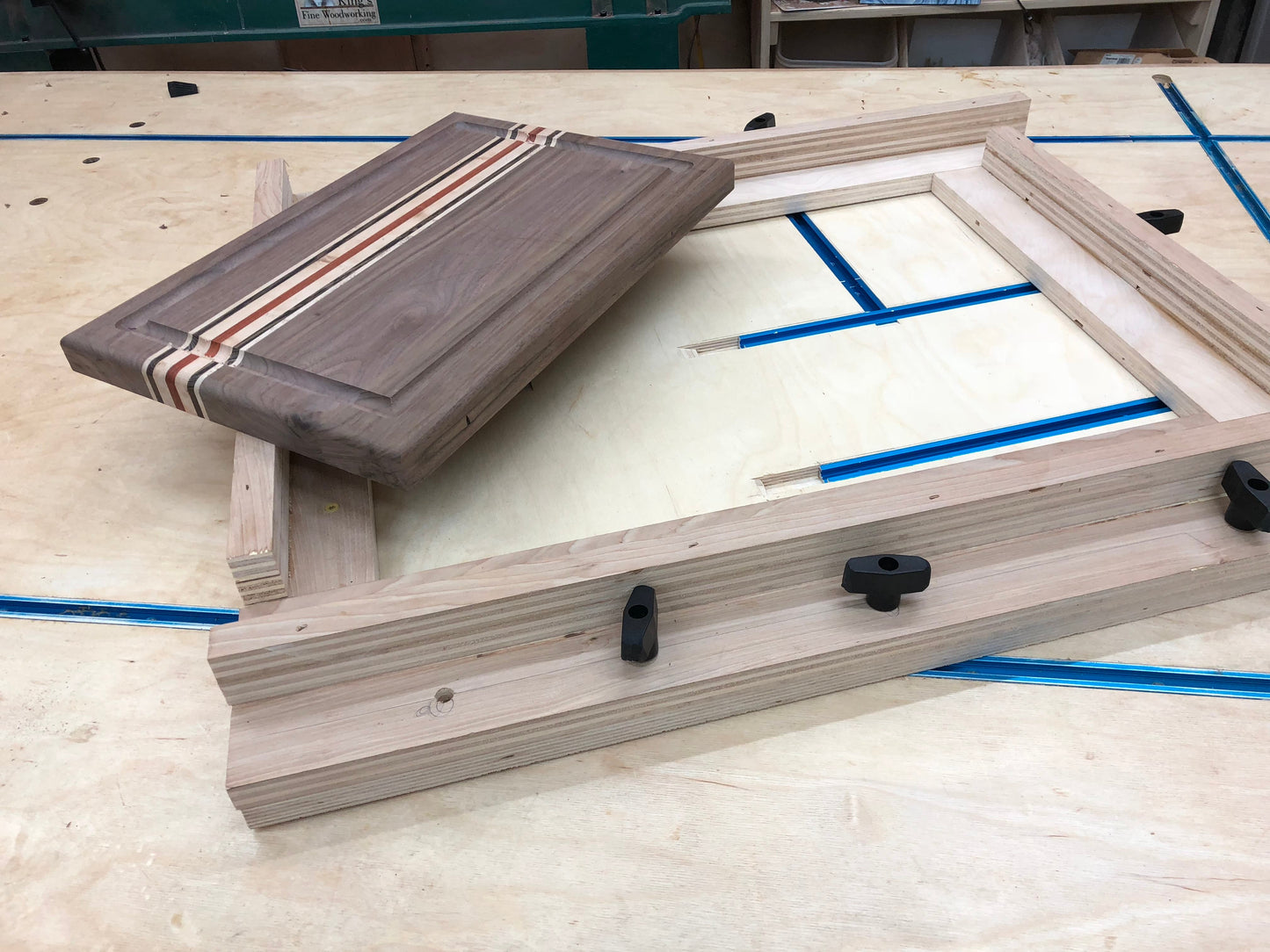 3D Plans for Cutting Board Juice Groove Jig