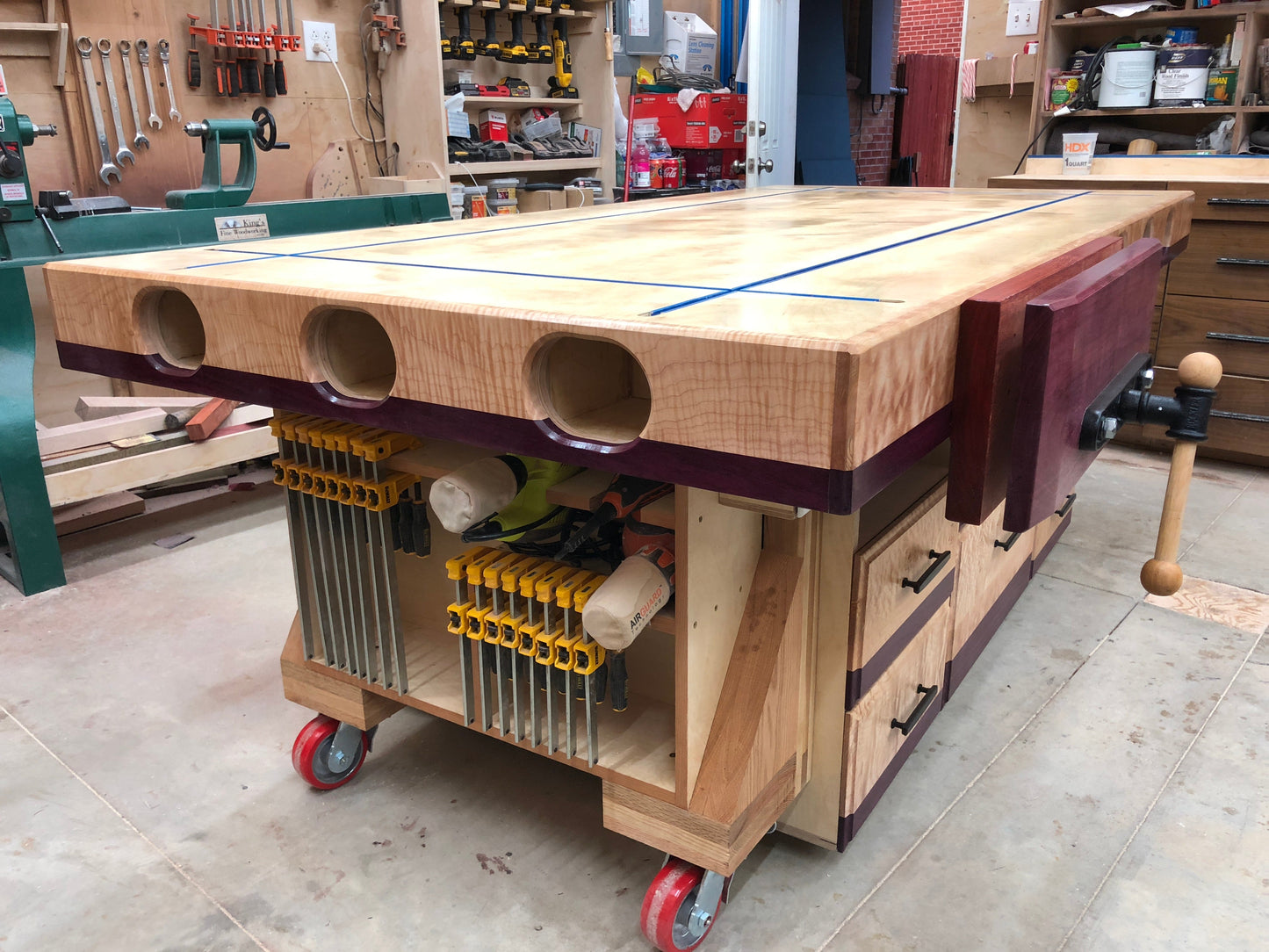 Extreme Torsion Box Assembly Table and Outfeed/Workbench