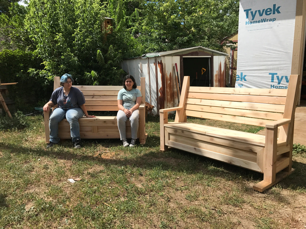 Garden Bench with Storage