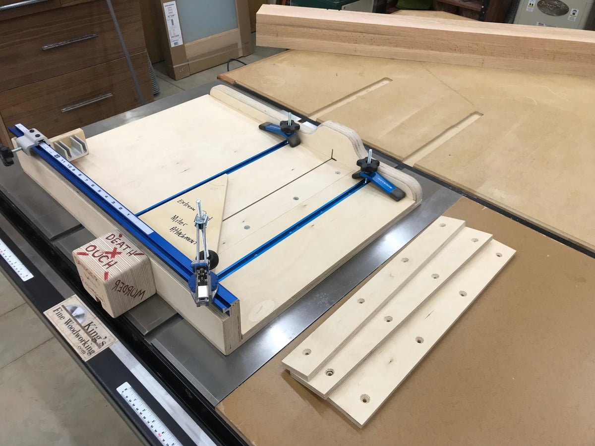 Plans for the Extreme Crosscut Miter Dado Table Saw Sled