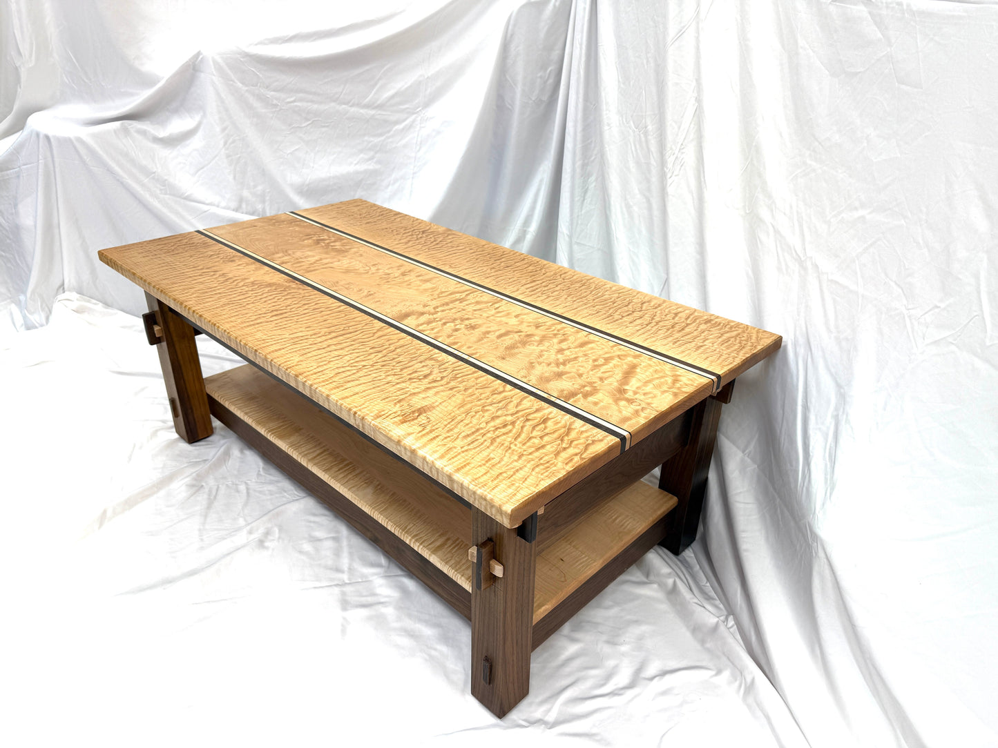 Coffee Table Plans with Through - Mortise and Tenon and Tusk Tenon Joinery