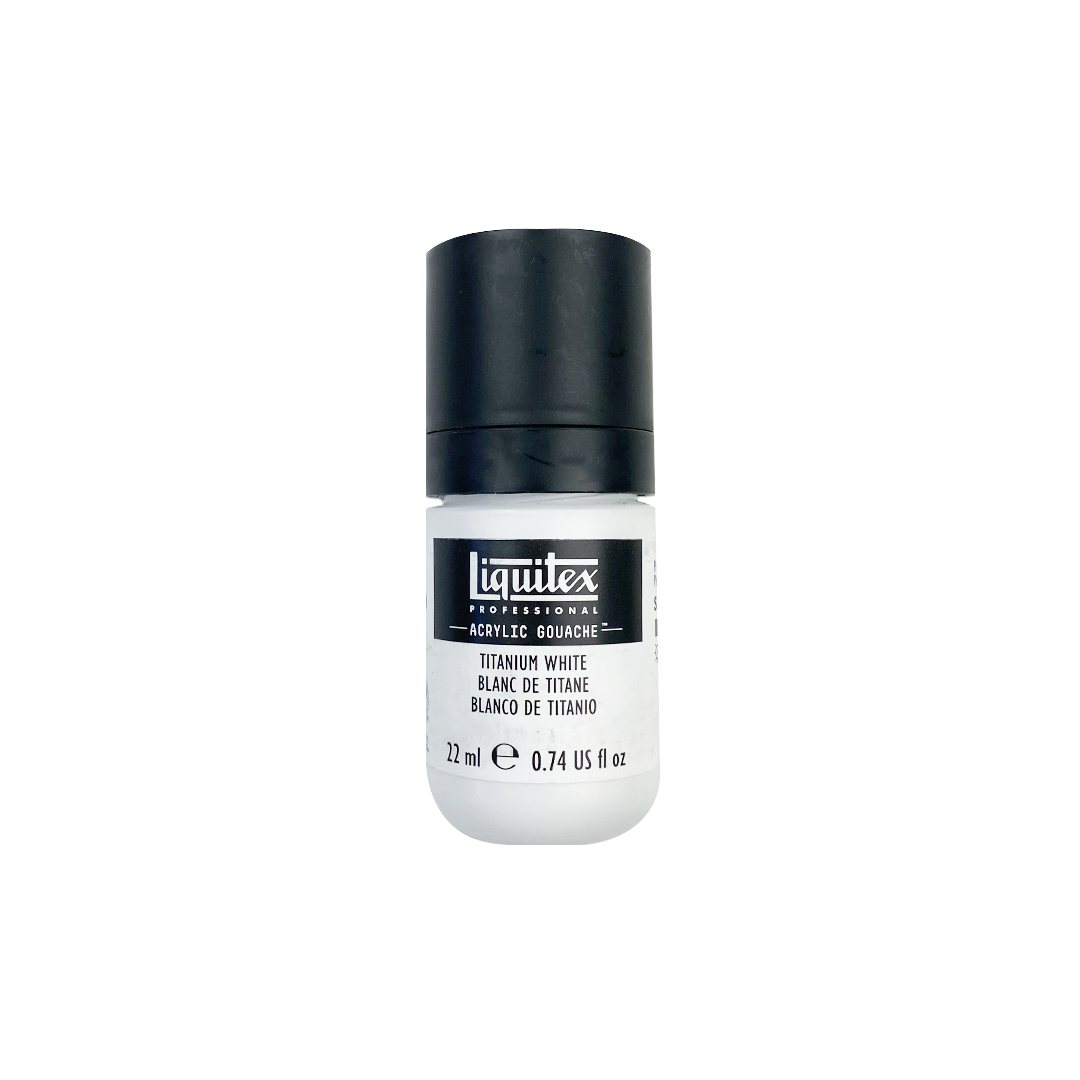Liquitex Acrylic Gouache-22ml Titanium White