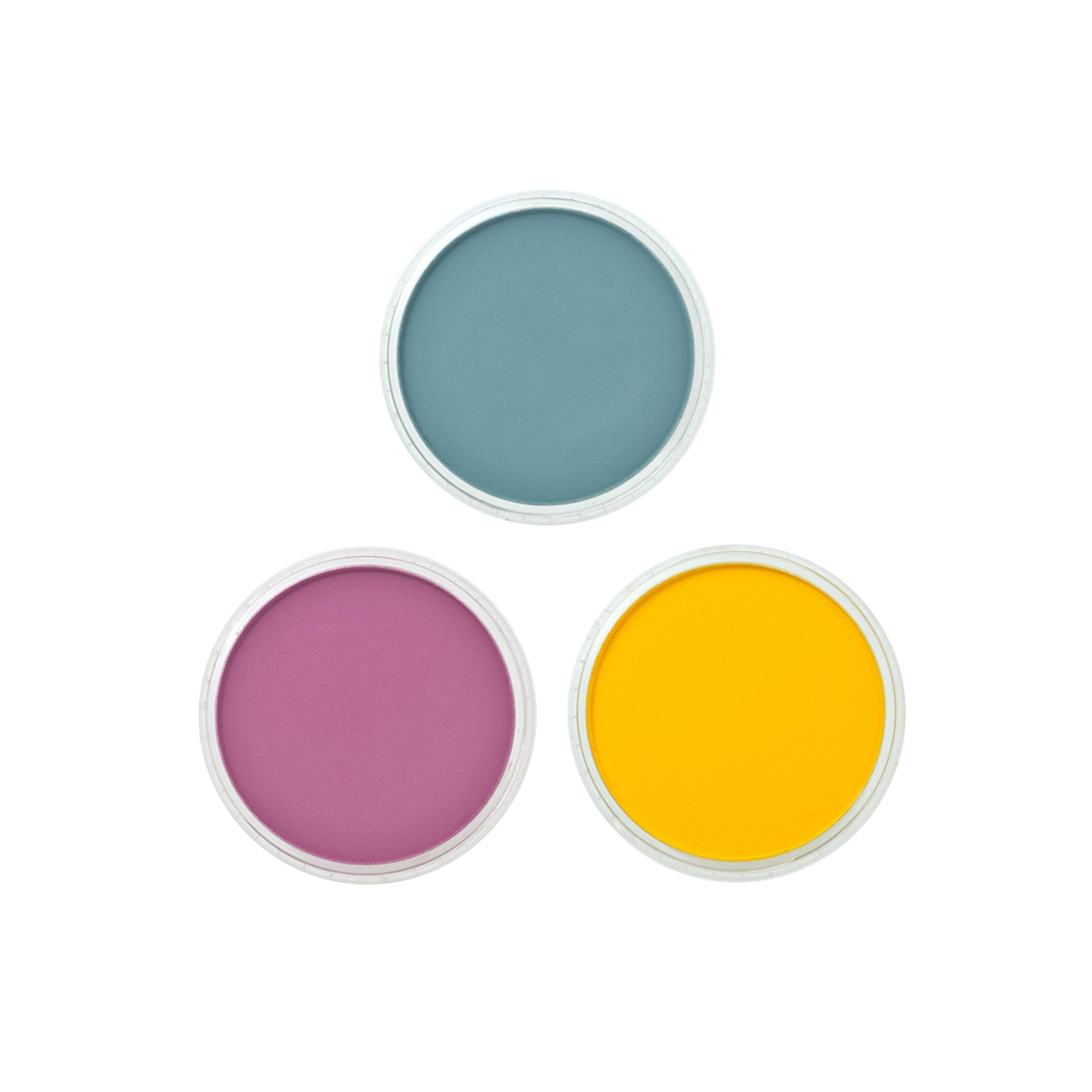 PanPastel® Custom 3-Set -Magenta Shade (430.3), Turquoise Shade (580.3), Dairylide Yellow (250.5)