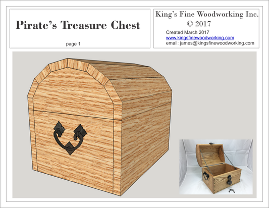 Plans for the Pirates Treasure Chest
