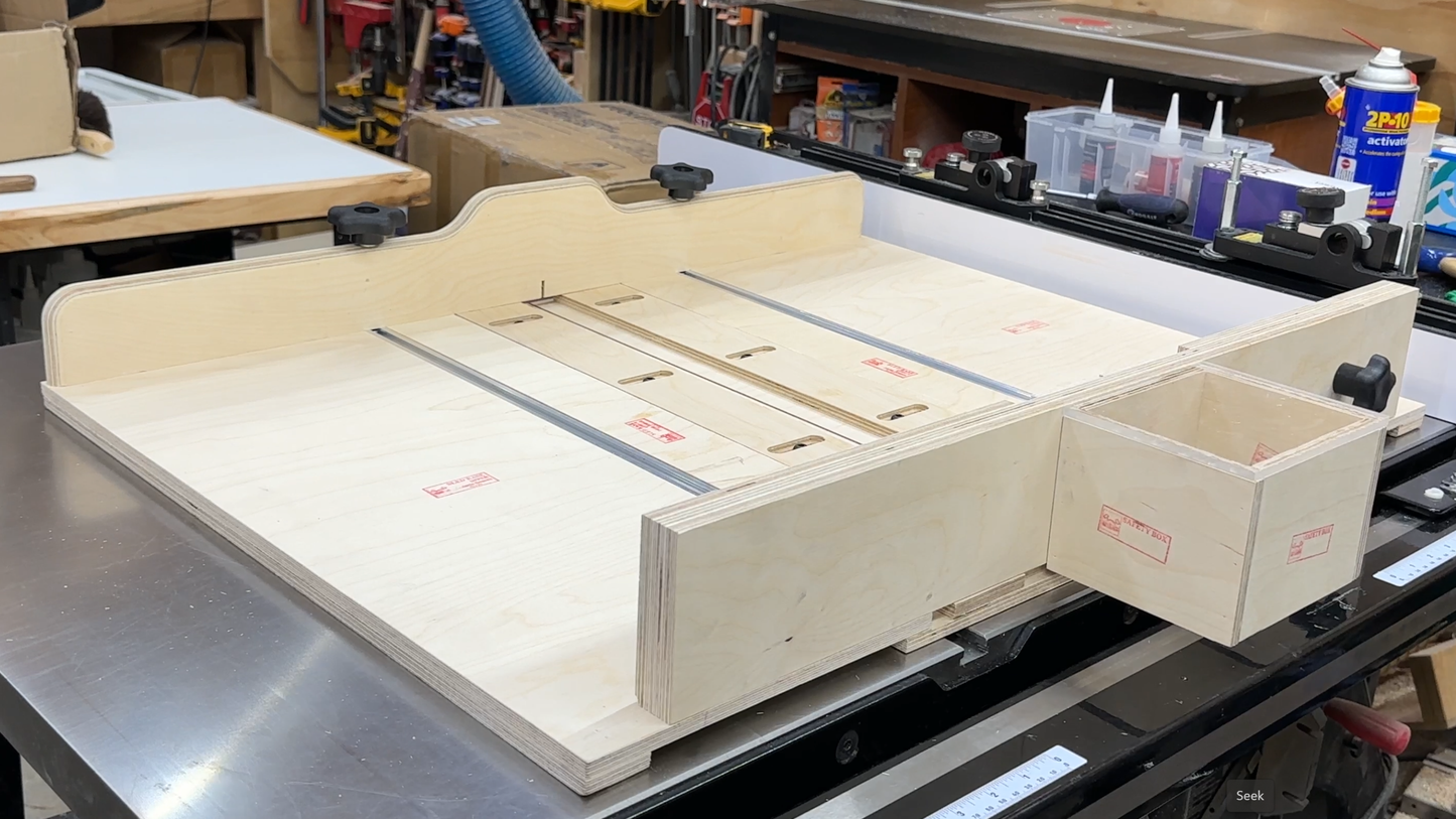 FLAGSHIP TABLE SAW SLED PLANS - Full Size